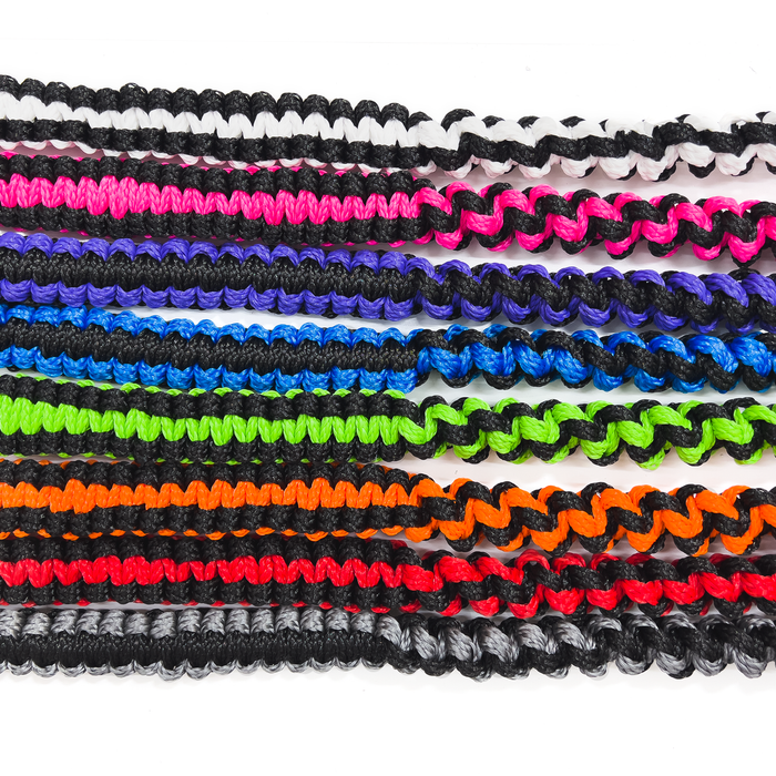 Flat/Spiral Braid - Black & Color