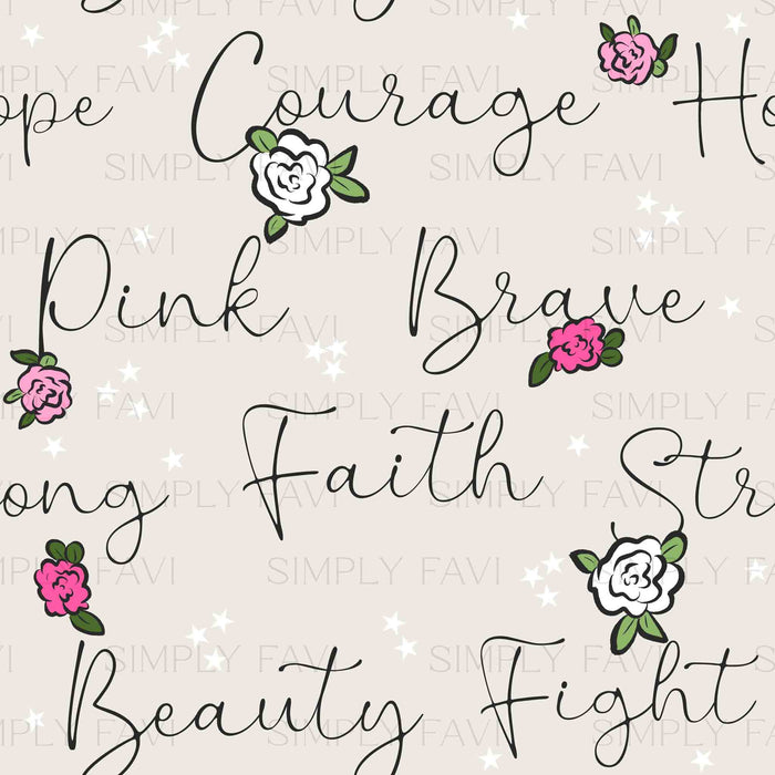 Floral Affirmation Words (set of 4)