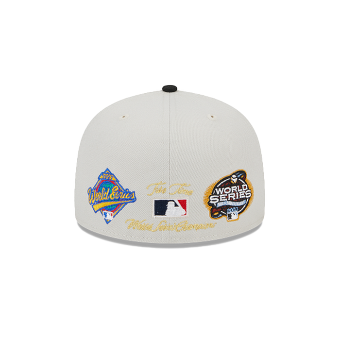 Florida Marlins New Era World Class Back Patch 59FIFTY Fitted Hat