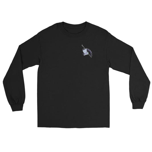 Foolish Mortals Long Sleeve Shirt  2-Sided Shirt Haunted Mansion Hatbox Ghost Long Sleeve