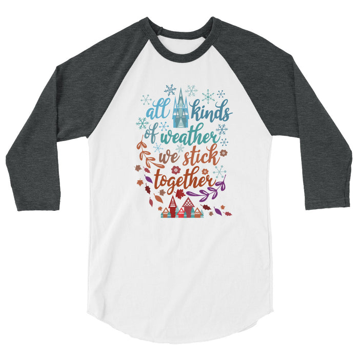 Frozen Christmas Raglan, Sisters, Sisters White Christmas Shirt