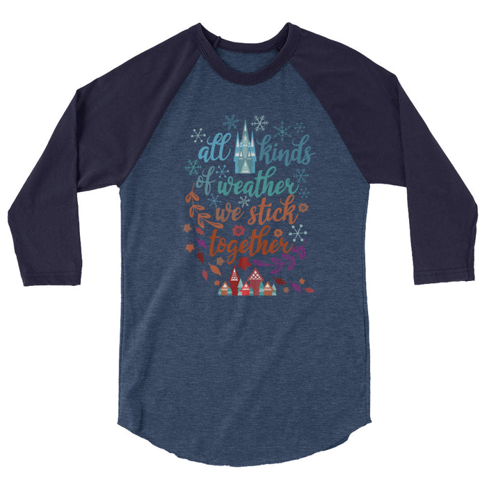 Frozen Christmas Raglan, Sisters, Sisters White Christmas Shirt