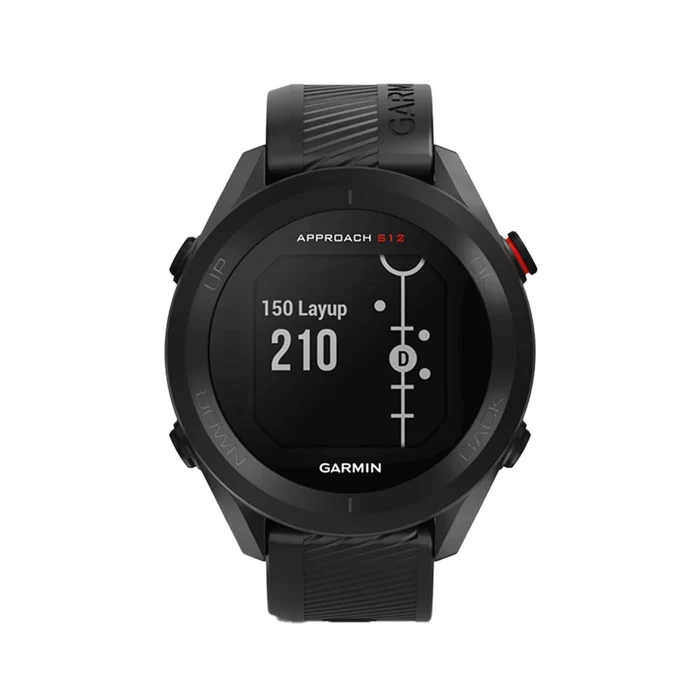 Garmin Approach® S12 Black color front view