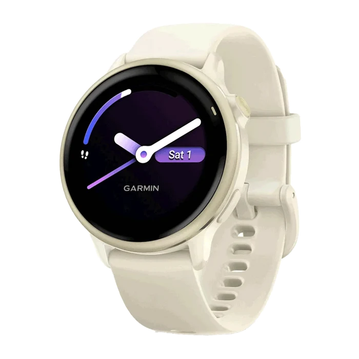 Garmin Vívoactive® 6 White color 3Quarter front view