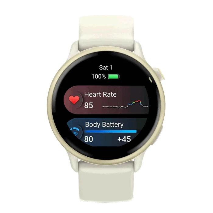 Garmin Vívoactive® 6 White color  front view
