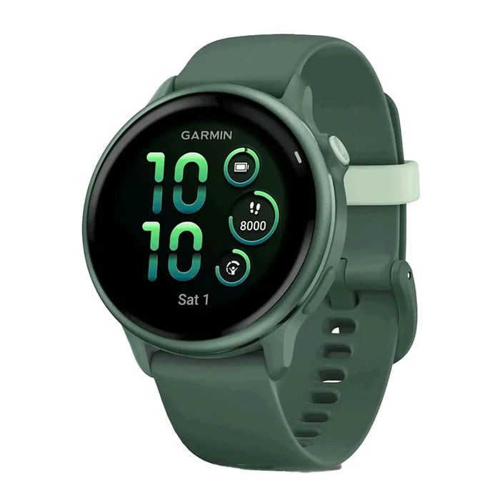Garmin Vívoactive® 6 Green color 3Quarter front view