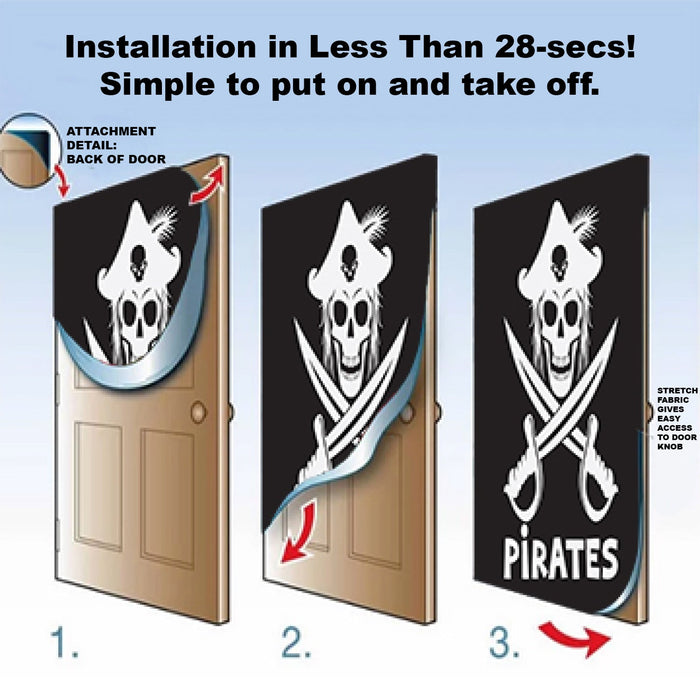 DoorFoto Door Cover Gasparilla Swords
