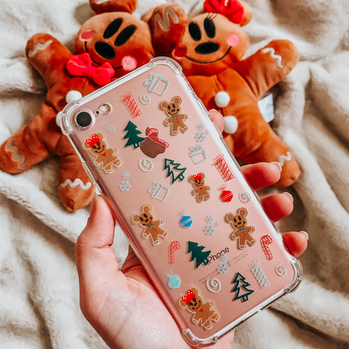 Gingerbread Mickey Holiday Christmas iPhone Case