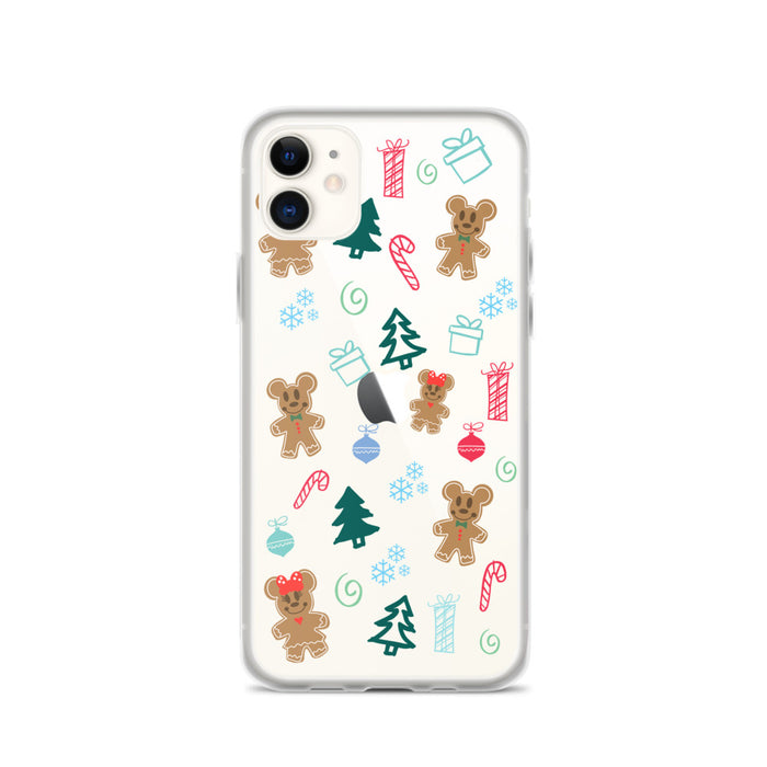 Gingerbread Mickey Holiday Christmas iPhone Case