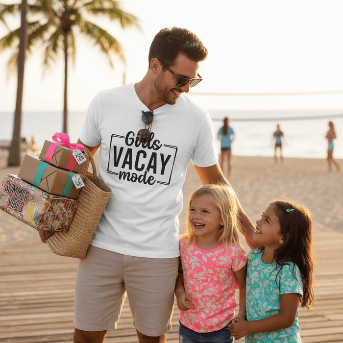 girls holiday mode t-shirt gift idea perfect for vacation season