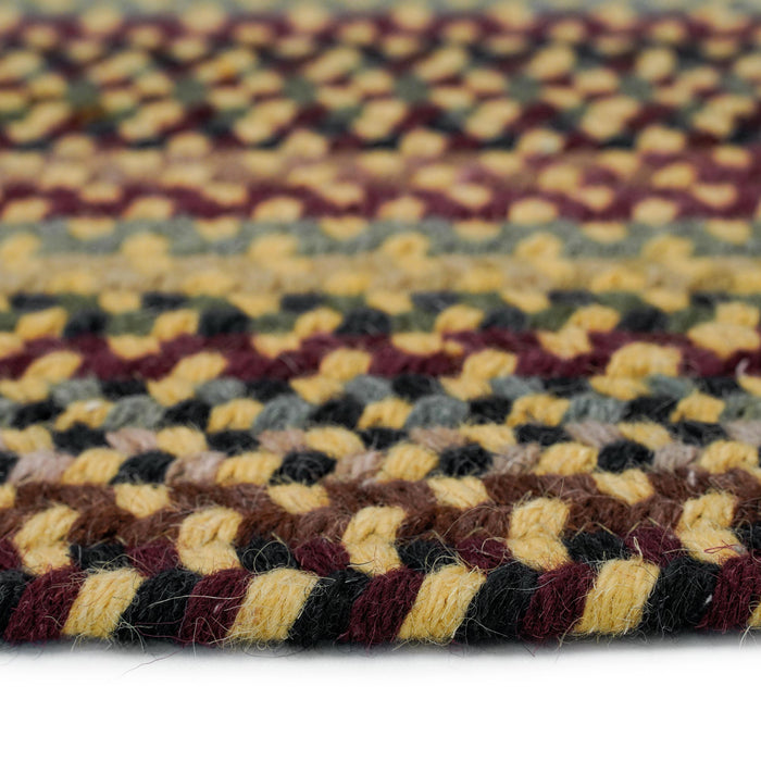 Gramercy Gold Braided Rug Oval image