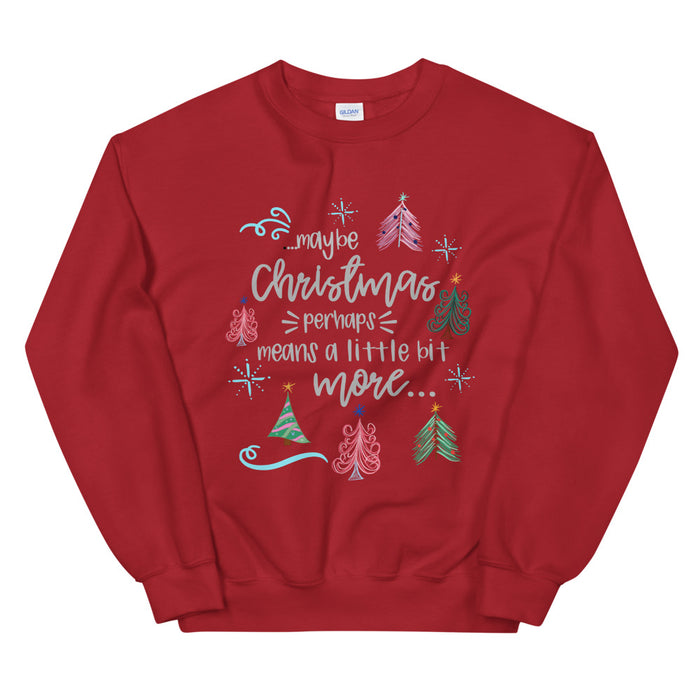 Grinch Christmas Grinchmas Holiday Trees Unisex Sweatshirt