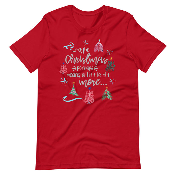 Grinch Christmas T-Shirt Grinchmas Holiday Trees Short-Sleeve Unisex T-Shirt
