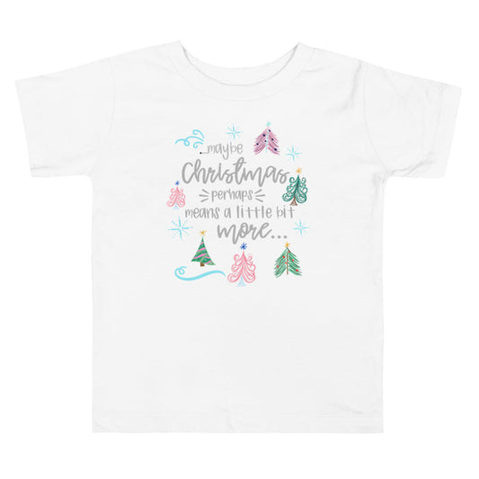 Grinch Toddler Holiday Christmas Tree Grinchmas Toddler T-Shirt