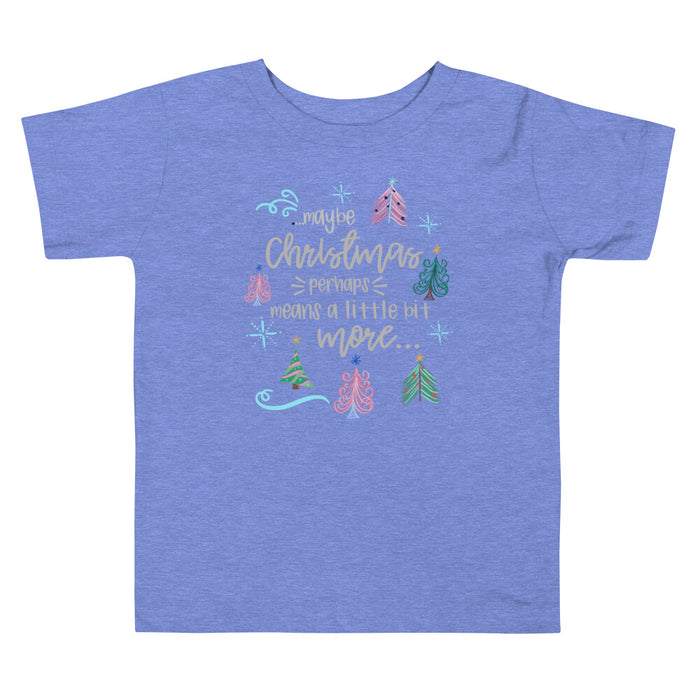Grinch Toddler Holiday Christmas Tree Grinchmas Toddler T-Shirt