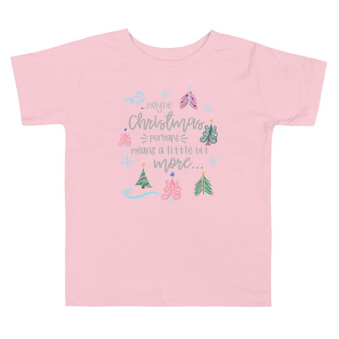 Grinch Toddler Holiday Christmas Tree Grinchmas Toddler T-Shirt