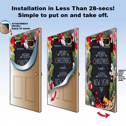 Grumpy Cat Door Cover Grumpy Thanksgiving