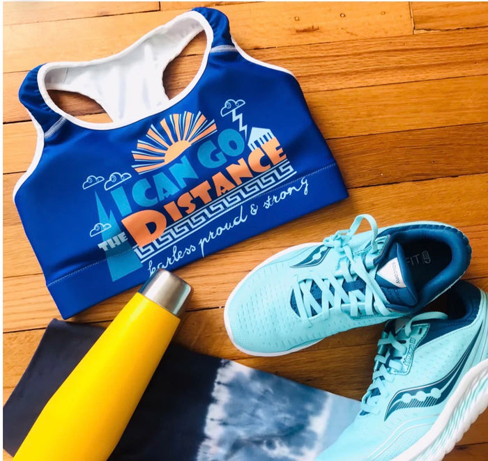 Hercules I can go the distance sports bra - READY TO SHIP- Medium
