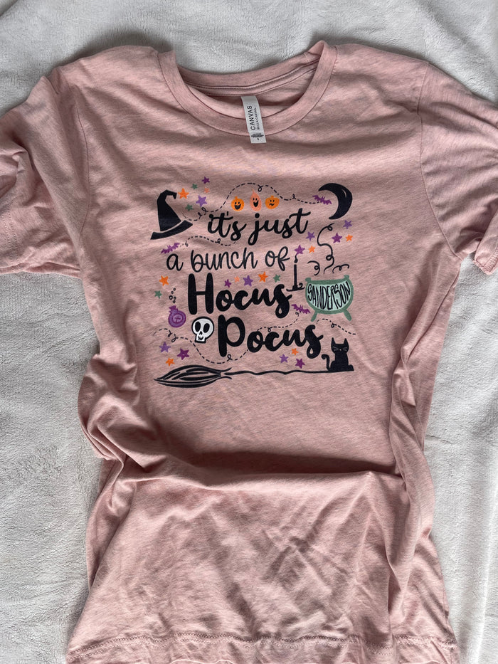 Hocus Pocus- READY TO SHIP- Heather Prism Peach, Small