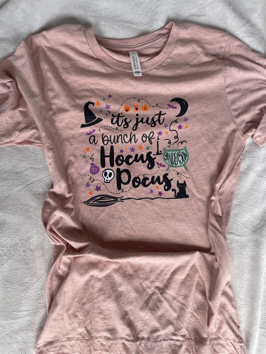 Hocus Pocus- READY TO SHIP- Heather Prism Peach, Small