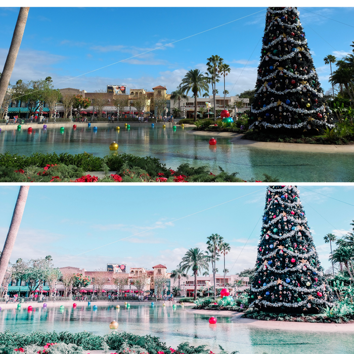 Holiday Presets Christmas and Winter Mobile Lightroom Presets - 4 Presets