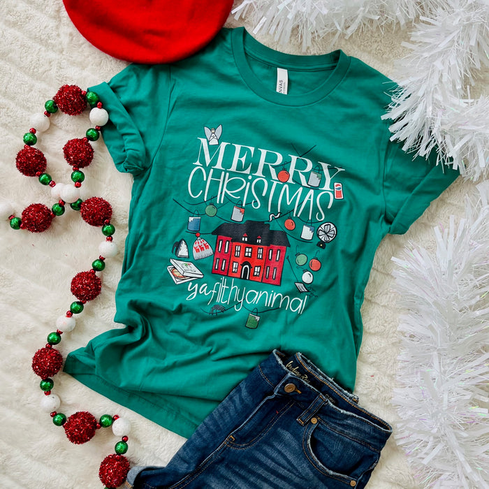 Home Alone T-Shirt Merry Christmas Ya Filthy Animal Christmas Family Unisex T-Shirt