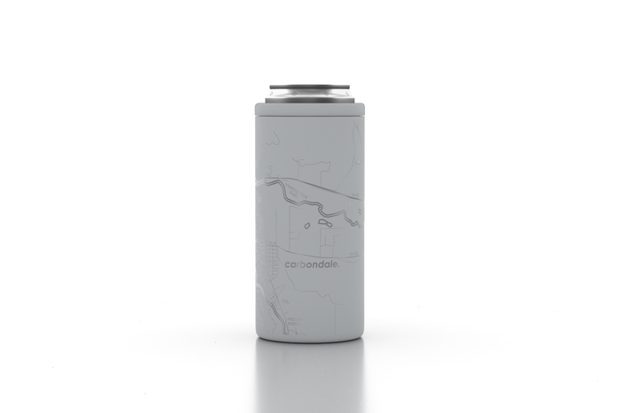 Home Town Map Insulated 12 oz Slim Can Cooler - Set of 2