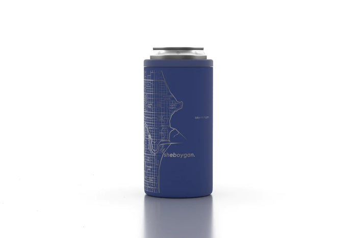 Home Town Map Insulated 16 oz Tall Can Cooler