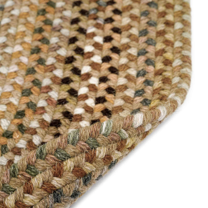 Homecoming River Rock Braided Rug Oval image