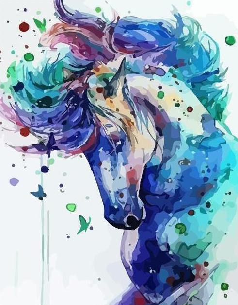 Horse Fantasy Paint by Numbers