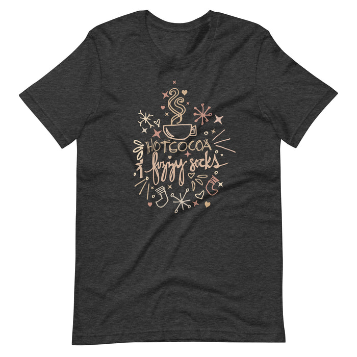 Hot Cocoa T-Shirt Hot Cocoa and Fuzzy Socks Winter T-shirt