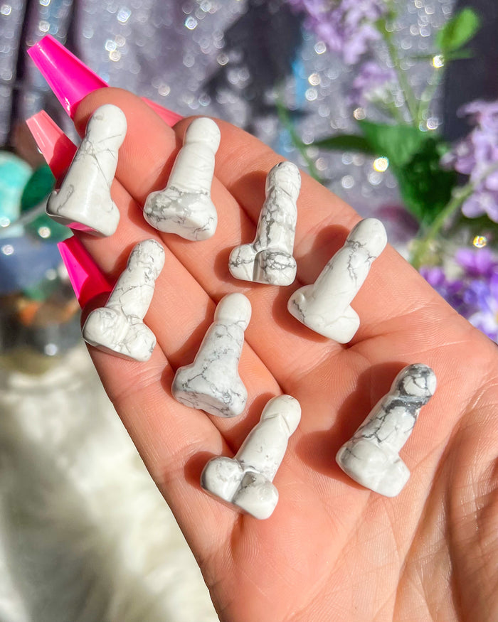 Howlite Mini Phallus Dickstal