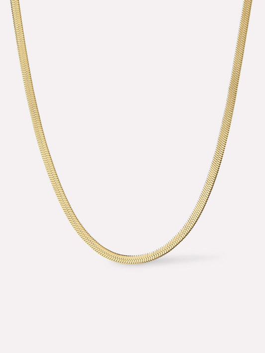 Ina Herringbone Chain Necklace