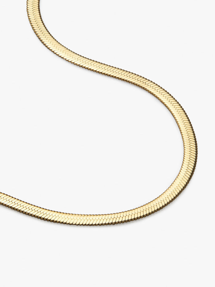 Ina Herringbone Chain Necklace