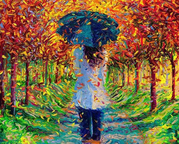 Iris Scott Finger Painting by Numbers