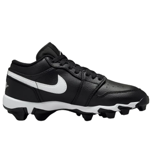 Jordan 1 Low Little/Big Kids' Cleats Black color