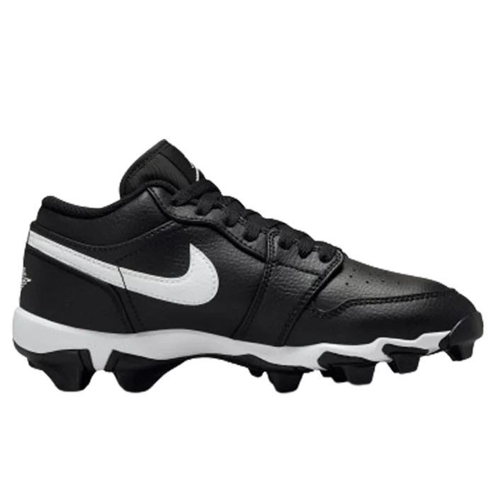 Jordan 1 Low Little/Big Kids' Cleats Black color