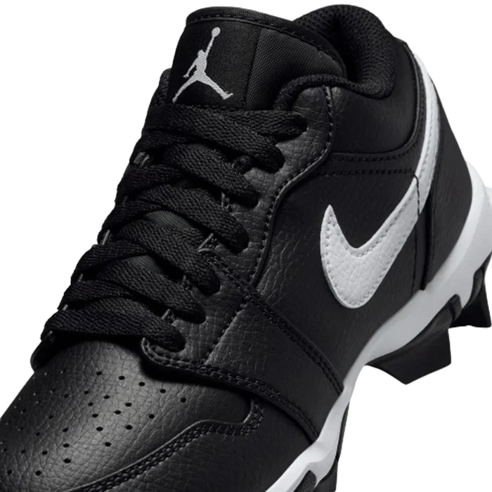 Jordan 1 Low Little/Big Kids' Cleats Black color