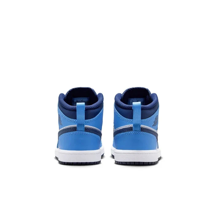 Jordan 1 Mid Little Kids' Shoes Blue