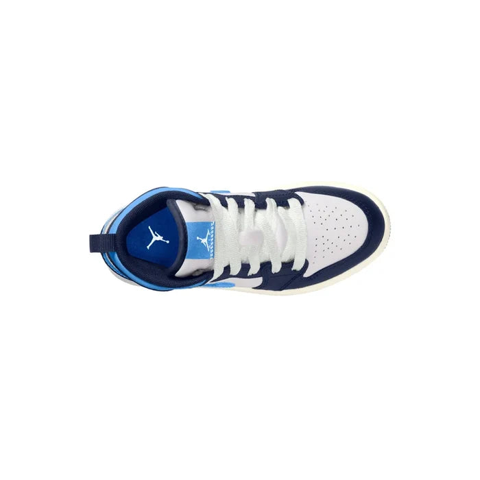 Jordan 1 Mid Little Kids' Shoes Blue