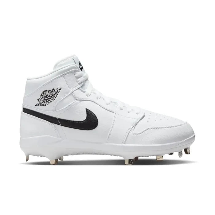 Jordan 1 Retro Metal Men's Baseball Cleats White Color