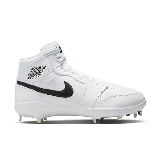 Jordan 1 Retro Metal Men's Baseball Cleats White Color