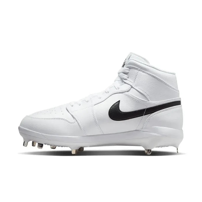 Jordan 1 Retro Metal Men's Baseball Cleats White Color
