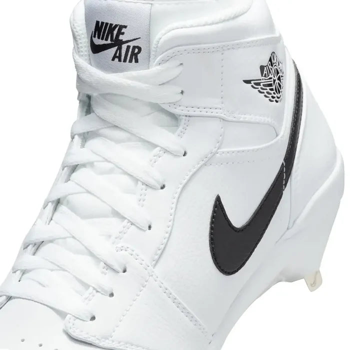 Jordan 1 Retro Metal Men's Baseball Cleats White Color