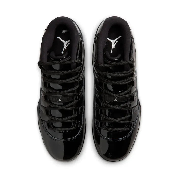 Jordan 11 Mid TD Men's Football Cleats Black Color