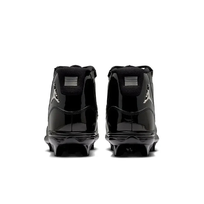 Jordan 11 Mid TD Men's Football Cleats Black Color