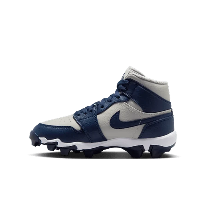 Jordan Little/Big Kids 1 Mid Cleats Navy Color