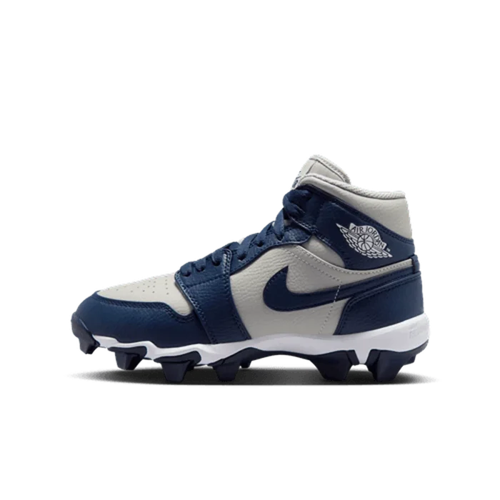 Jordan Little/Big Kids 1 Mid Cleats Navy Color
