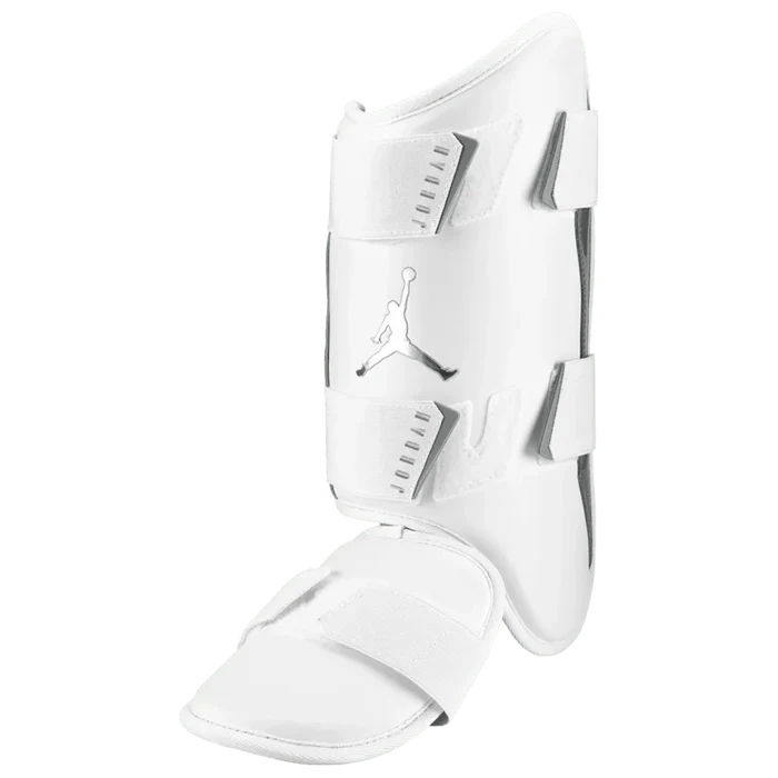 Jordan Men Fly Batters Leg Guard LHH White Color