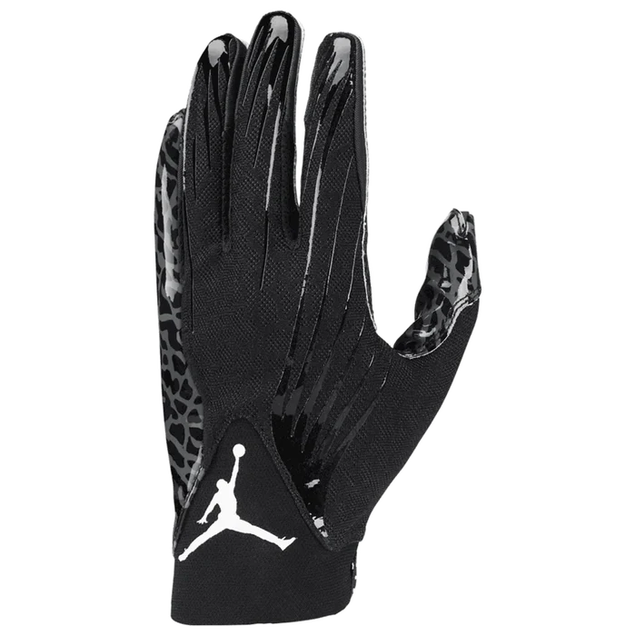 Jordan Men Fly Football Gloves Black Color.
